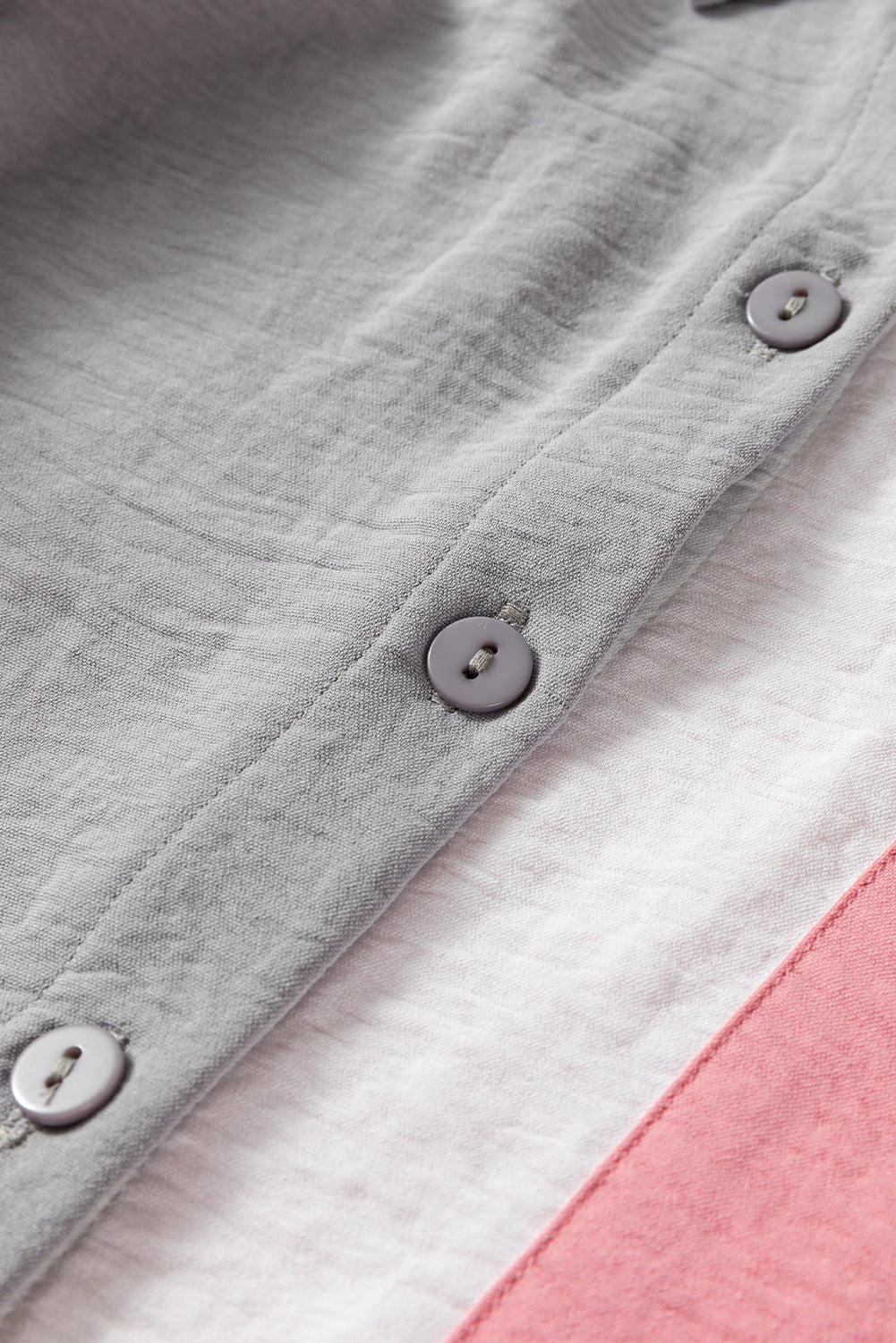 Women's Pure Color Patch Pocket Button-Up Shirt